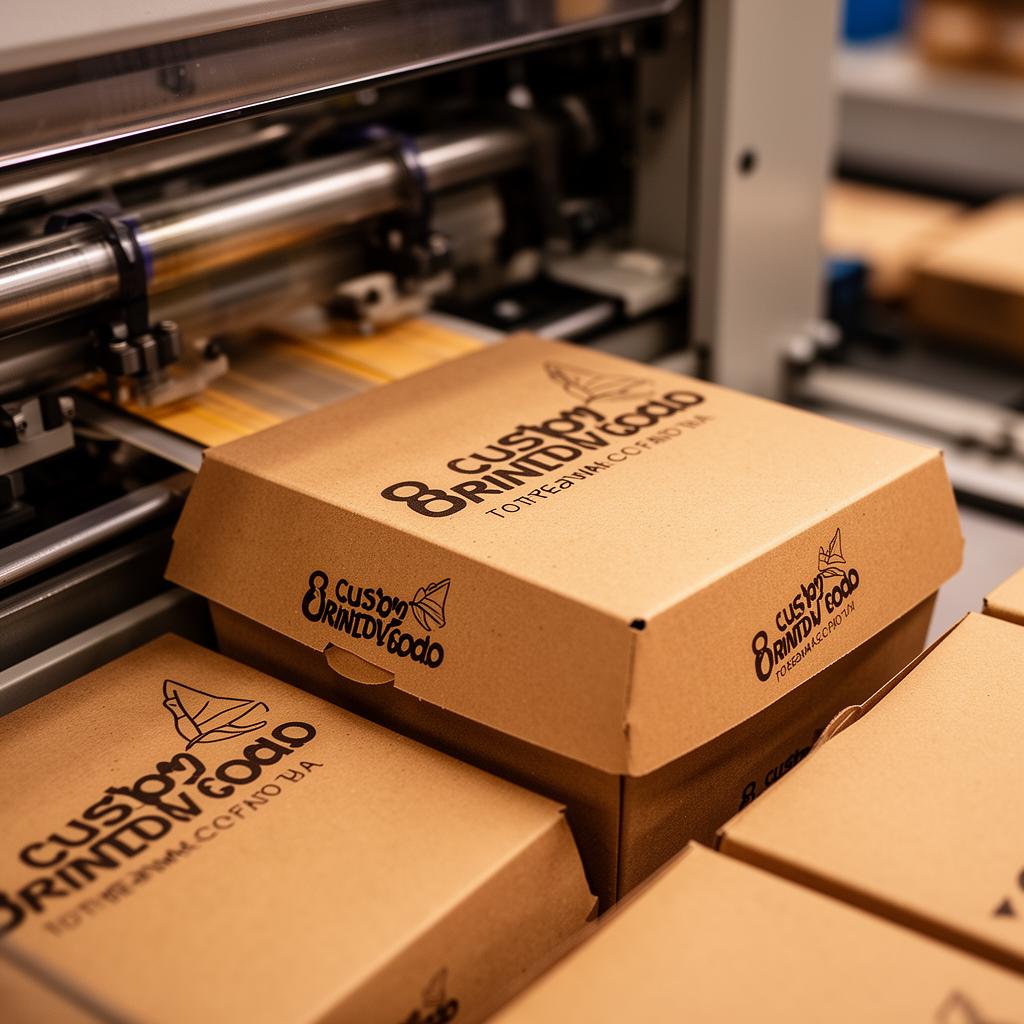 Custom packaging printing process